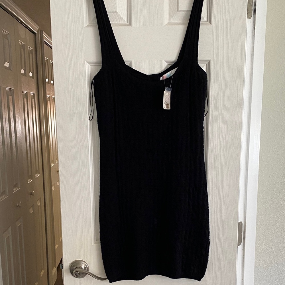 Free People Black Mini Dress